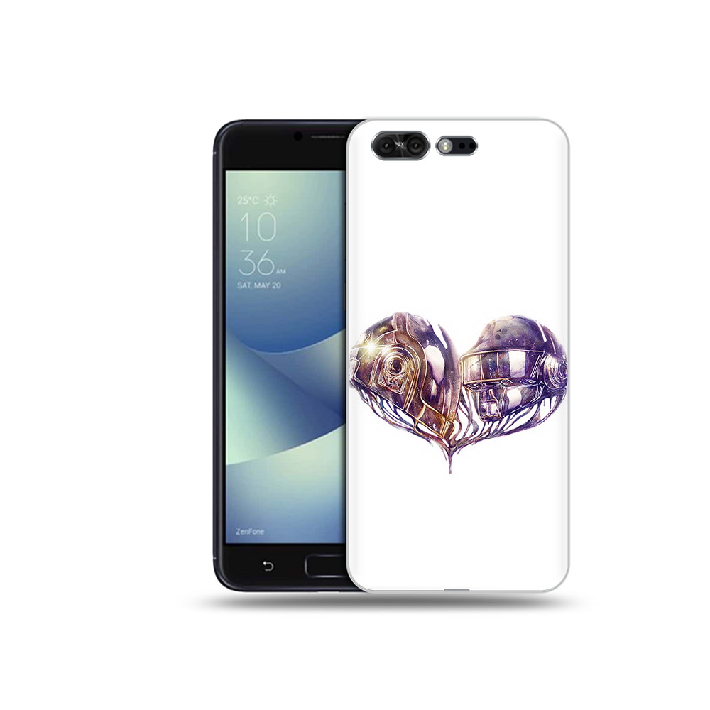 

Чехол MyPads Tocco для Asus ZenFone 4 Pro (ZS551KL) сердце абстракция, Прозрачный, Tocco