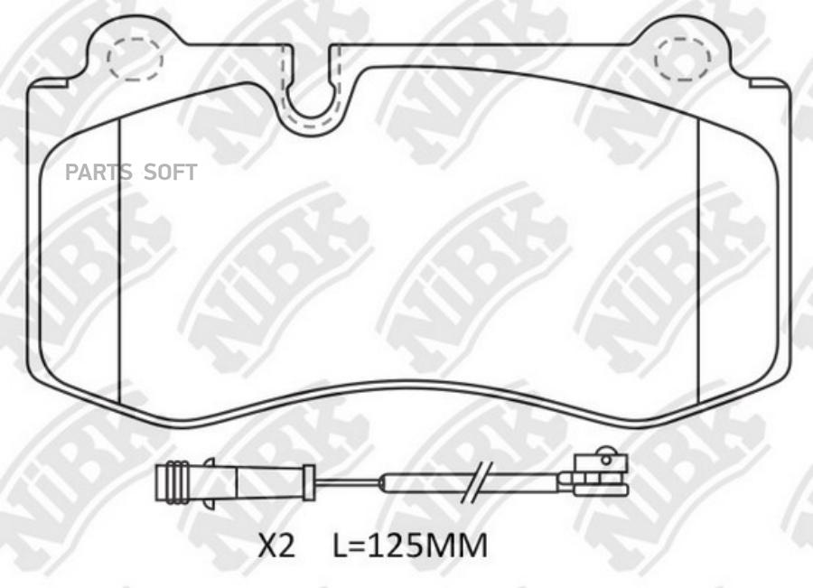 

Тормозные колодки NiBK PN0453W