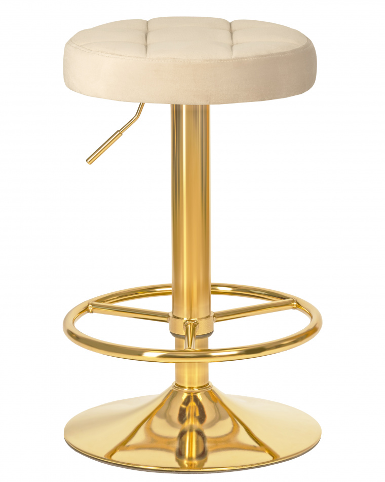 

Барный табурет DOBRIN BRUNO GOLD 1 шт бежевый, BRUNO GOLD