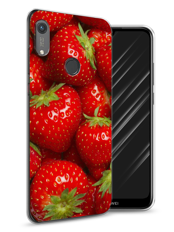 

Чехол Awog на Honor 8A (8A Pro/Prime) "Клубника", Красный;зеленый, 68750-10
