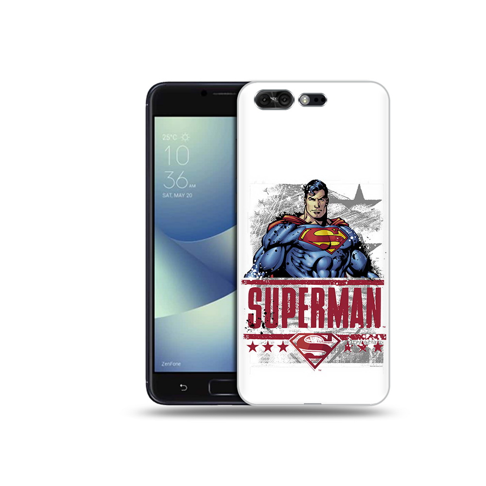 Чехол MyPads Tocco для Asus ZenFone 4 Pro (ZS551KL) рисунок супермен