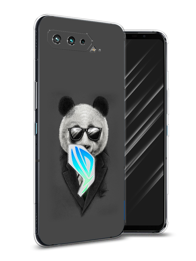 

Чехол Awog на Asus ROG Phone 5 "Деловая панда", Серый;зеленый, 44250-10