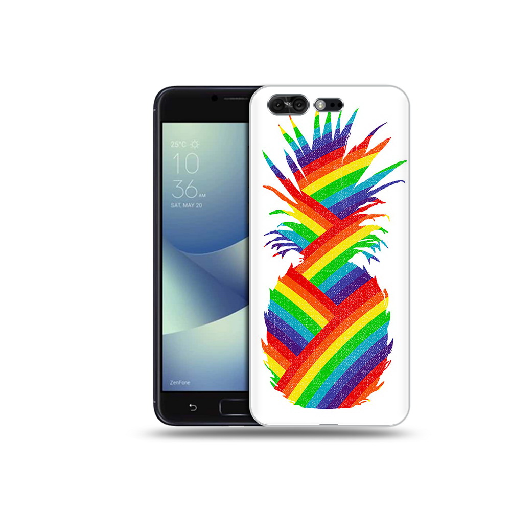 

Чехол MyPads Tocco для Asus ZenFone 4 Pro (ZS551KL) радужный ананас, Прозрачный, Tocco