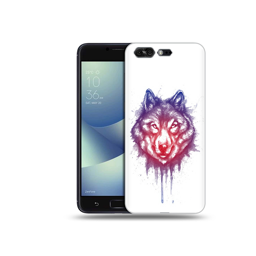 

Чехол MyPads Tocco для Asus ZenFone 4 Pro (ZS551KL) пушистый волк, Прозрачный, Tocco