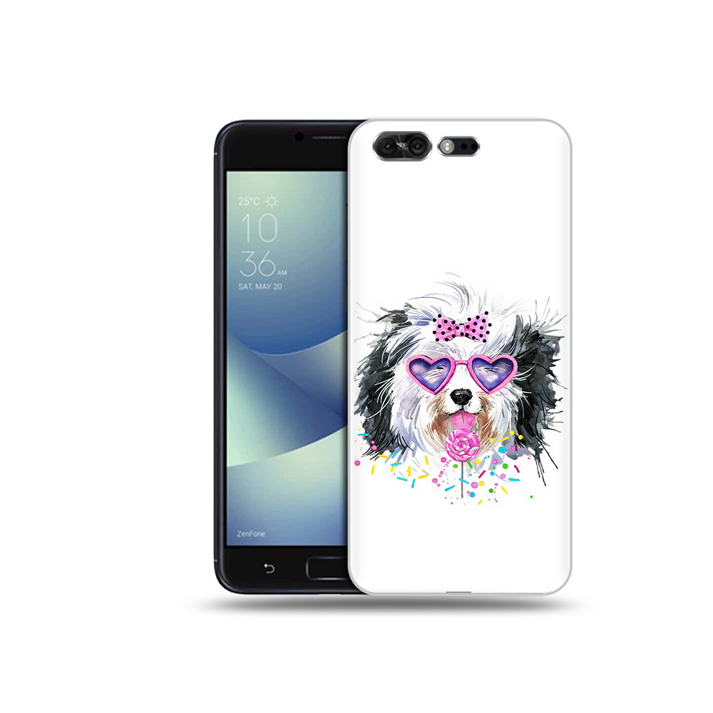 

Чехол MyPads Tocco для Asus ZenFone 4 Pro (ZS551KL) пушистик, Прозрачный, Tocco