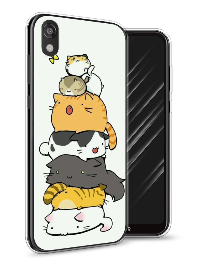 

Чехол Awog на Honor 8S Prime "Бутерброд из котиков", Разноцветный, 6103950-10