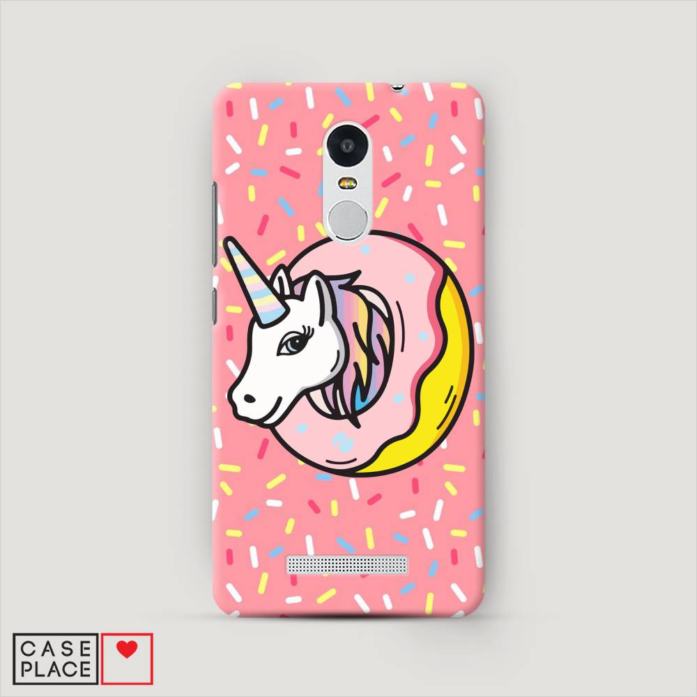 

Пластиковый чехол "Единорог в пончике" на Xiaomi Redmi Note 3