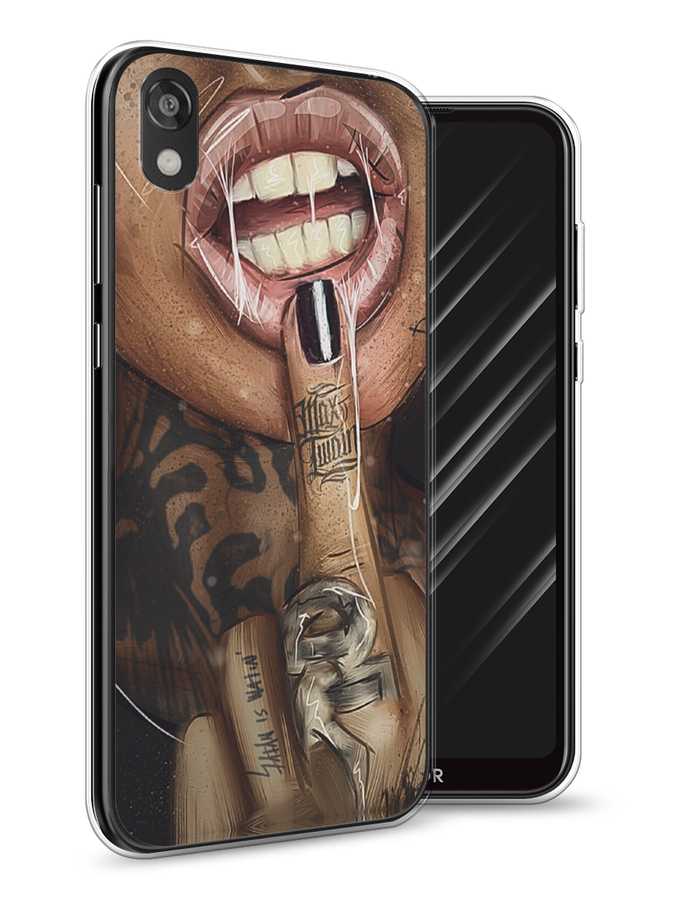 

Чехол Awog на Honor 8S Prime "Девушка с татуировками", Разноцветный, 6103950-9