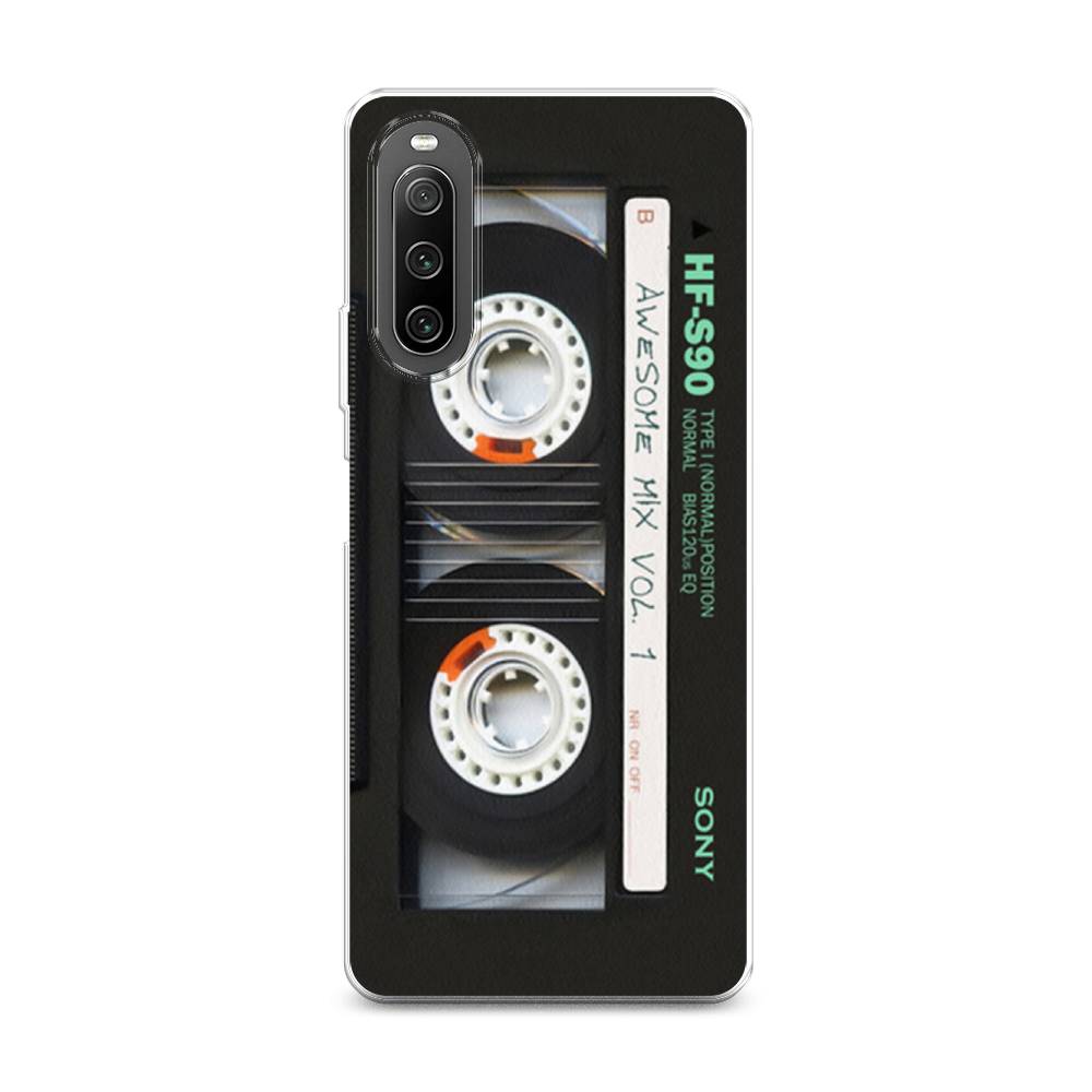 

Силиконовый чехол "Кассета" на Sony Xperia 10 IV, Разноцветный, 55250-10