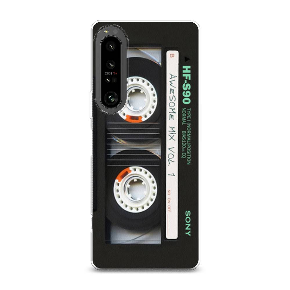 

Силиконовый чехол "Кассета" на Sony Xperia 1 IV, Разноцветный, 55150-10