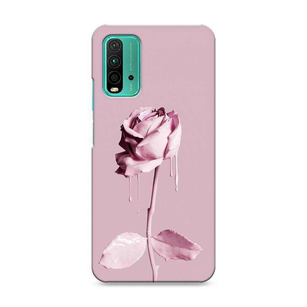 

Пластиковый чехол "Роза в краске" на Xiaomi Redmi 9T, 39820-6