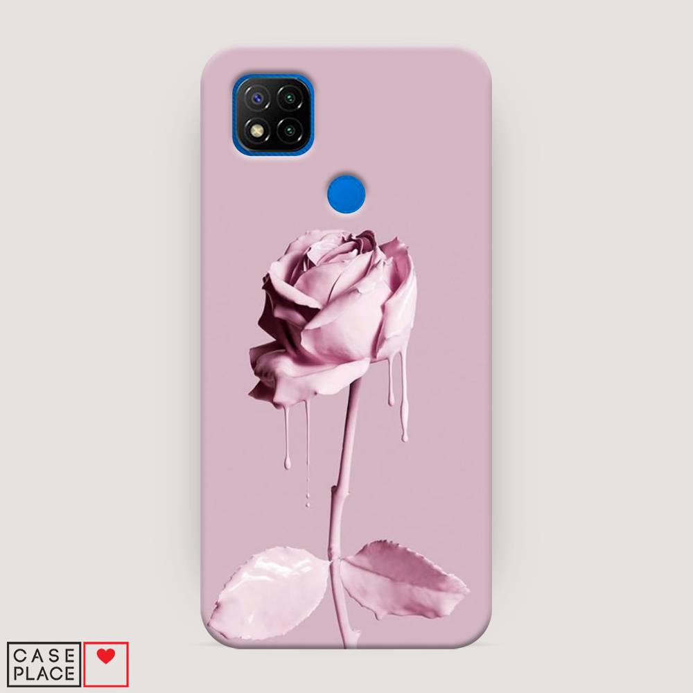 

Пластиковый чехол "Роза в краске" на Xiaomi Redmi 9C, 39020-6