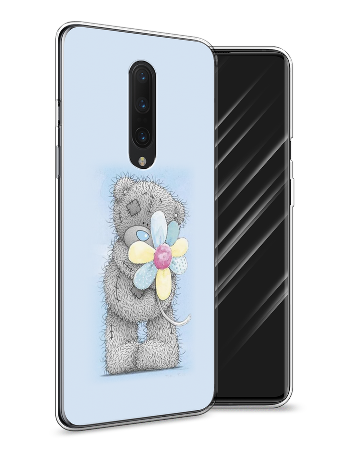 

Чехол Awog на OnePlus 8 / ВанПлас 8 "Me to you с ромашкой", Голубой;серый;желтый, 151250-2