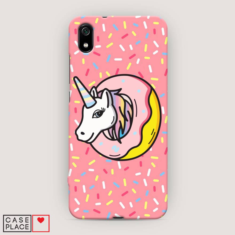 

Пластиковый чехол "Единорог в пончике" на Xiaomi Redmi 7A, 35420-1