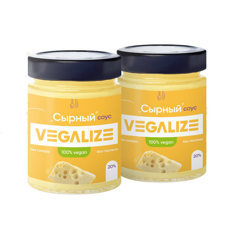 

Комплект соусов VEGALIZE Сырный 2шт