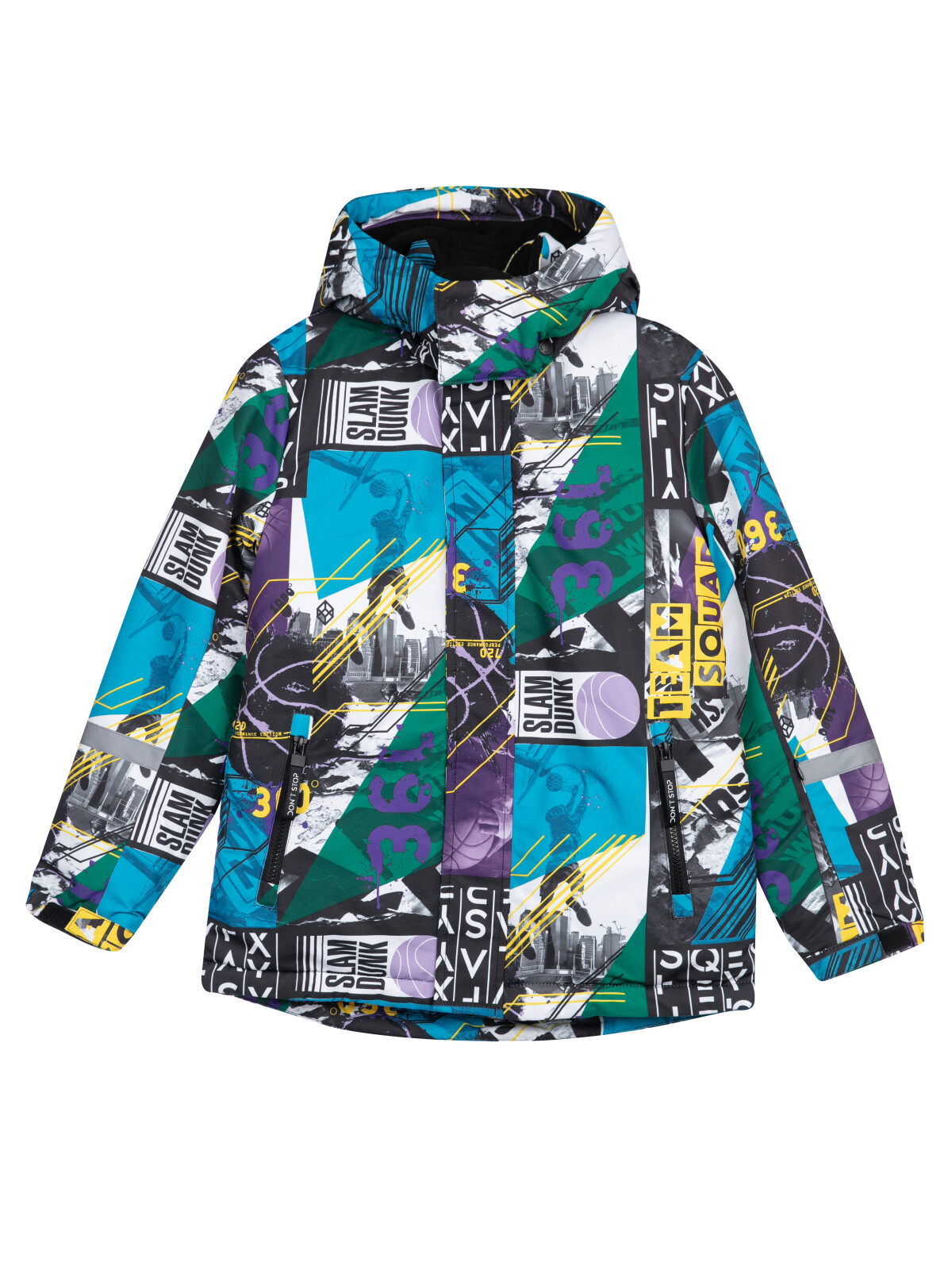 Куртка текстильная с полиуретановым покрытием для мальчиков PlayToday, цветной, 164