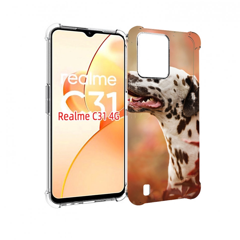 

Чехол MyPads далматин для OPPO Realme C31, Прозрачный, Tocco