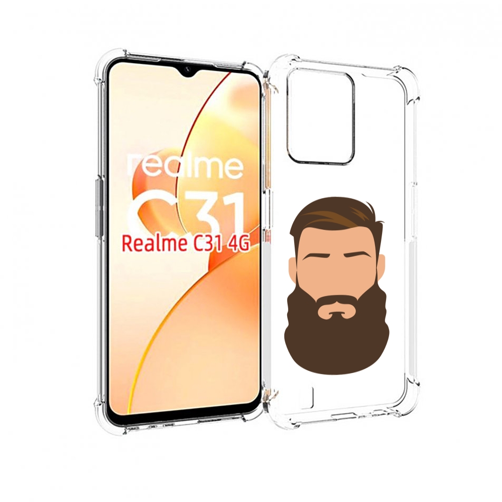 

Чехол MyPads густая-борода для OPPO Realme C31, Прозрачный, Tocco