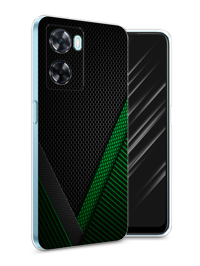 

Чехол Awog на OnePlus Nord N20 SE "Зеленый карбон", Черный;зеленый, 153450-3