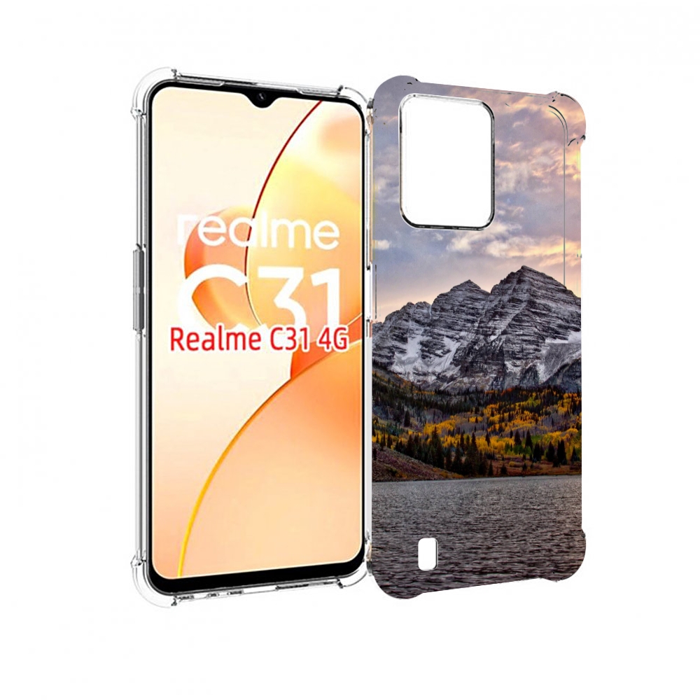 

Чехол MyPads горы-колорадо для OPPO Realme C31, Прозрачный, Tocco