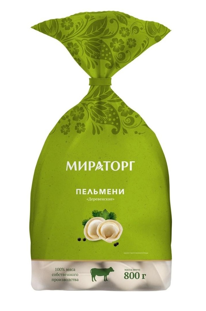 

Пельмени Мираторг Деревенские с говядиной и курицей 800 г