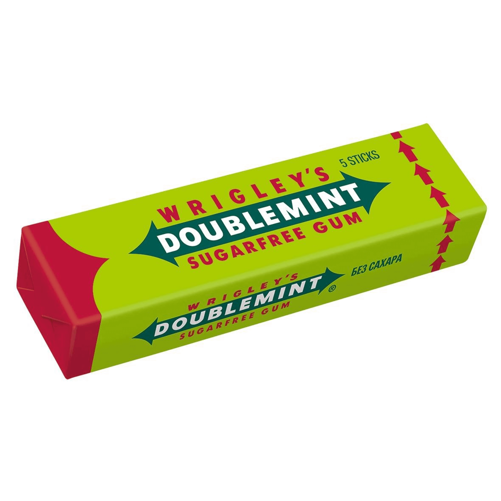 фото Жевательная резинка wrigley's doublemint со вкусом мяты без сахара 13,6 г