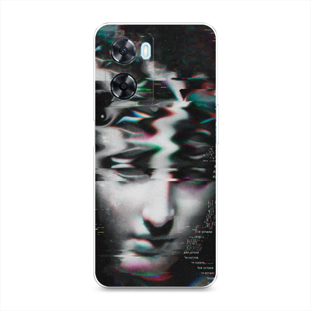 

Чехол Awog на OnePlus Nord N20 SE "Glitch Art", Серый, 153450-9
