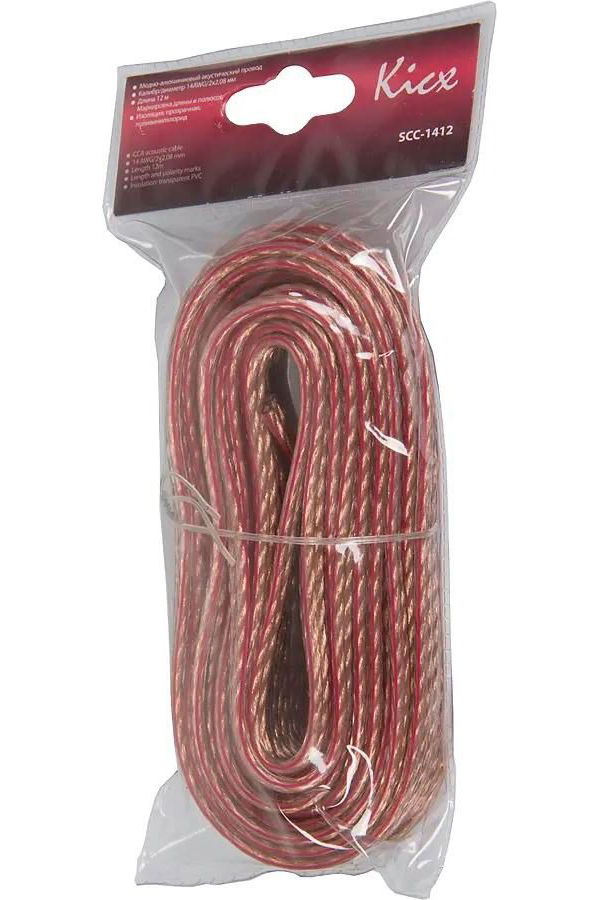 

Кабель акустический KICX SCC-1412, 12м