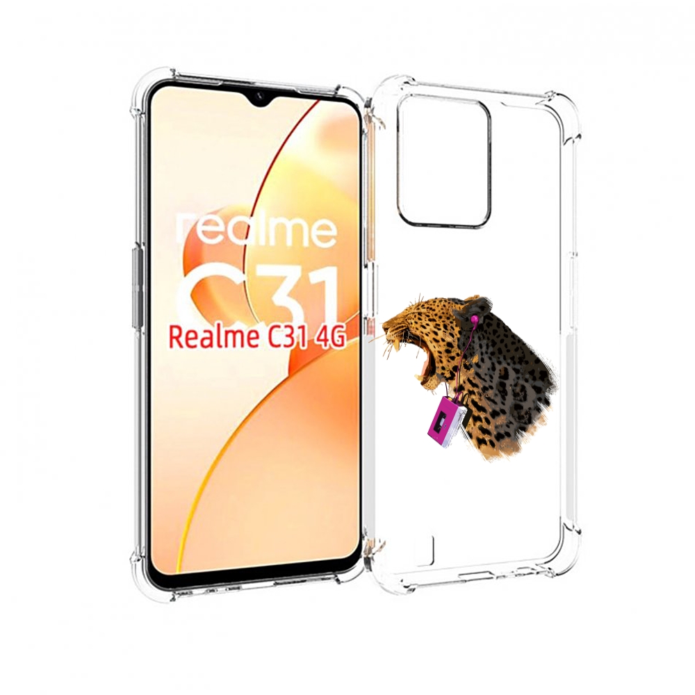 

Чехол MyPads MP3 для OPPO Realme C31, Прозрачный, Tocco