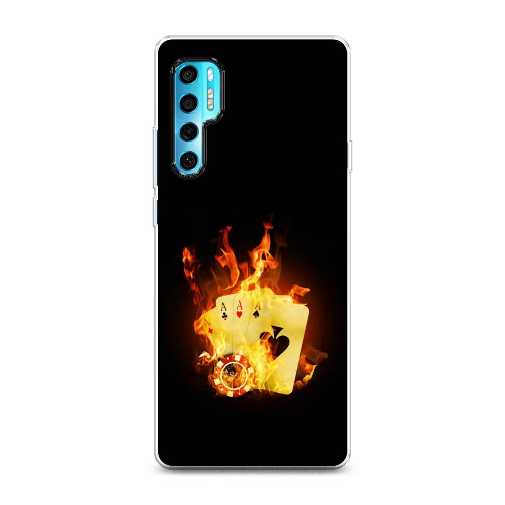 

Чехол Awog на TCL 20 Pro 5G "Горящие карты", Разноцветный, 290850-9