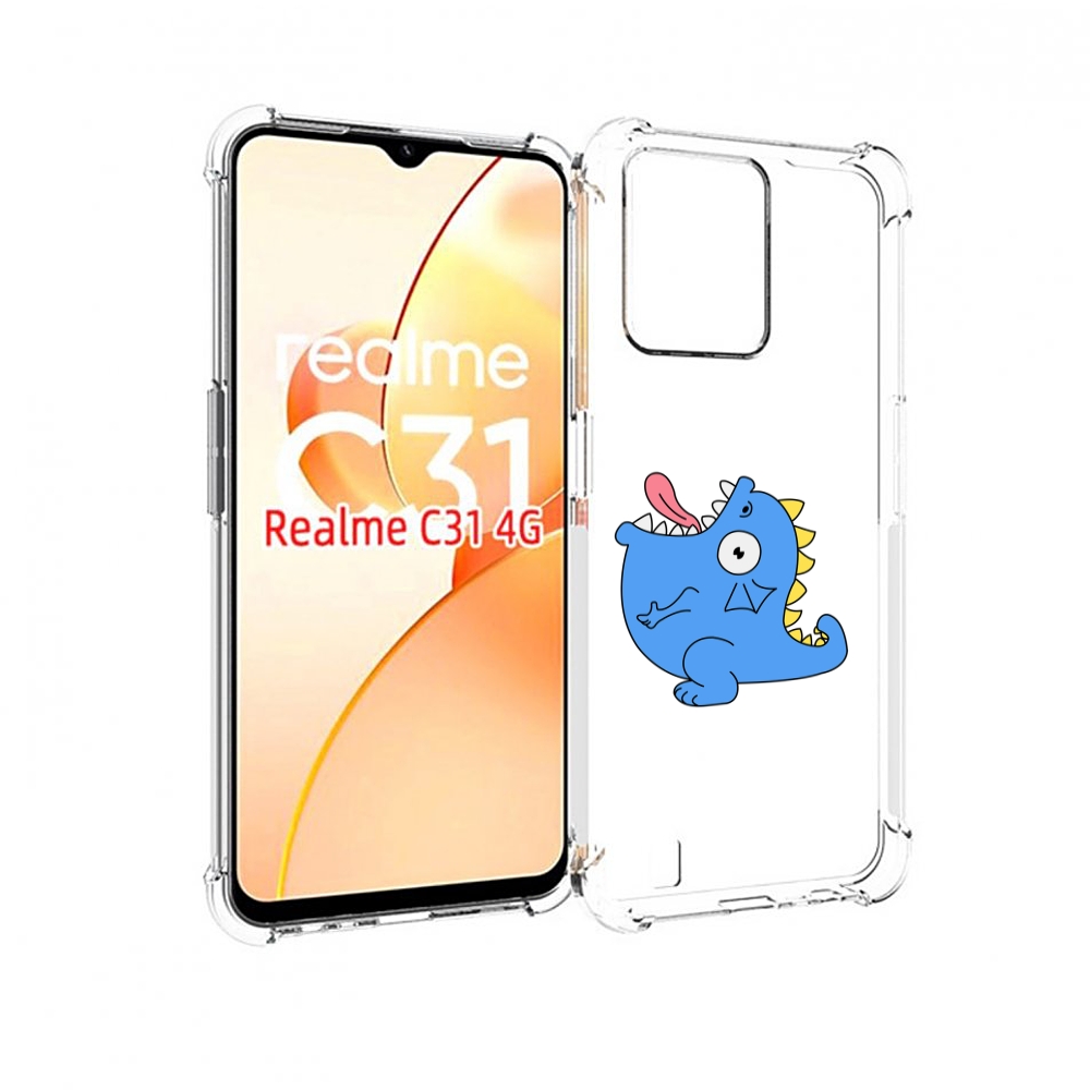 

Чехол MyPads голубая-рыбка для OPPO Realme C31, Прозрачный, Tocco