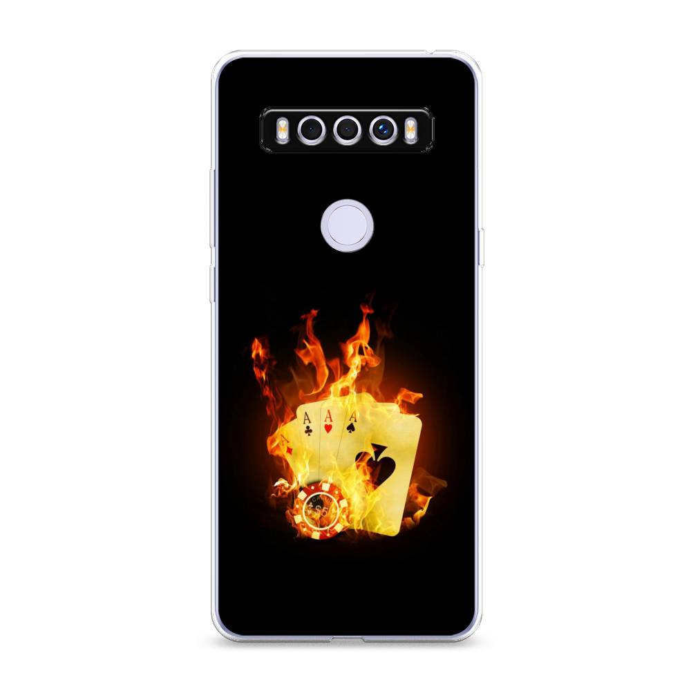 

Чехол Awog на TCL 10 SE "Горящие карты", Разноцветный, 290150-9