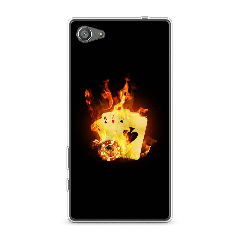 

Чехол Awog на Sony Xperia Z5 compact "Горящие карты", Разноцветный, 52250-9
