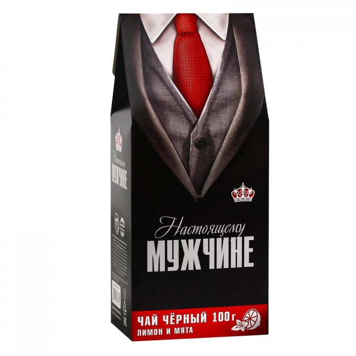 

Чай подарочный черный "Настоящему мужчине", 100 г.