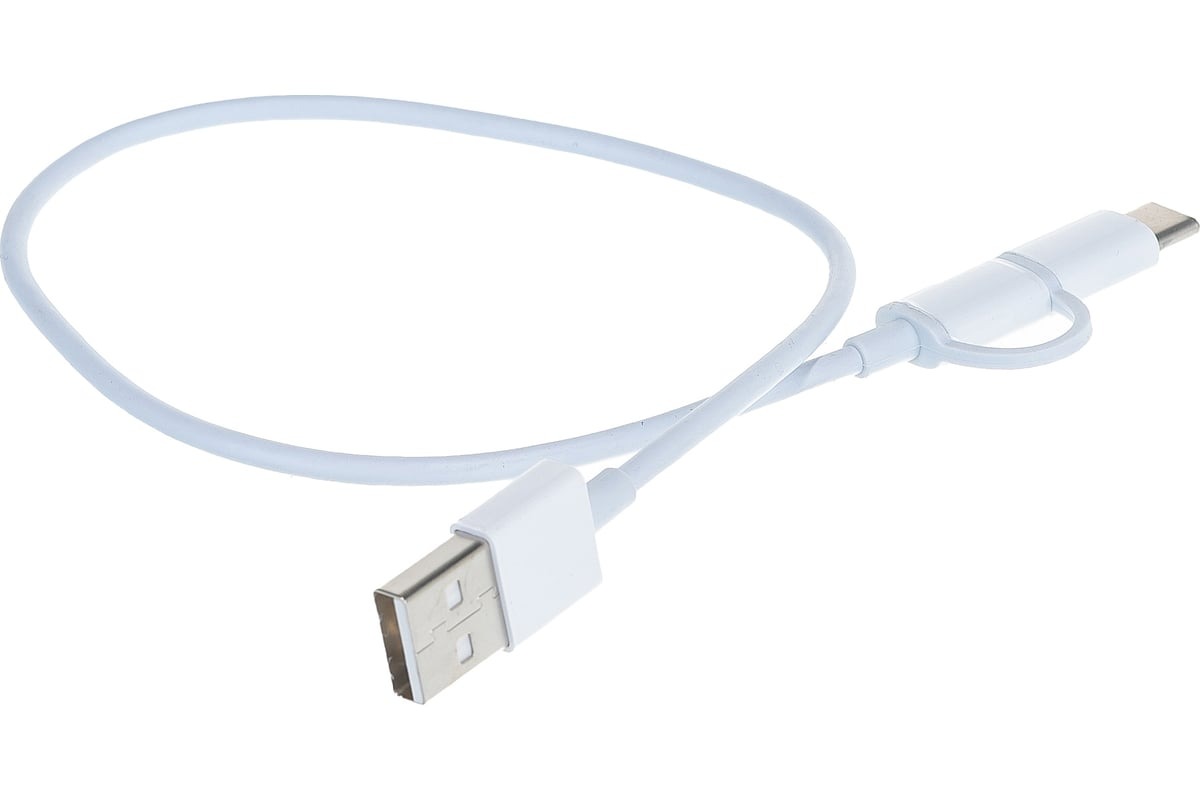 

Кабель XIAOMI Mi 2-in-1, USB Type-C m/micro USB m - USB m, 0.3м, белый sjv4083ty, Кабель XIAOMI Mi 2-in-1, USB Type-C (m)/micro USB (m) - USB (m), 0.3м, белый [sjv4083ty]