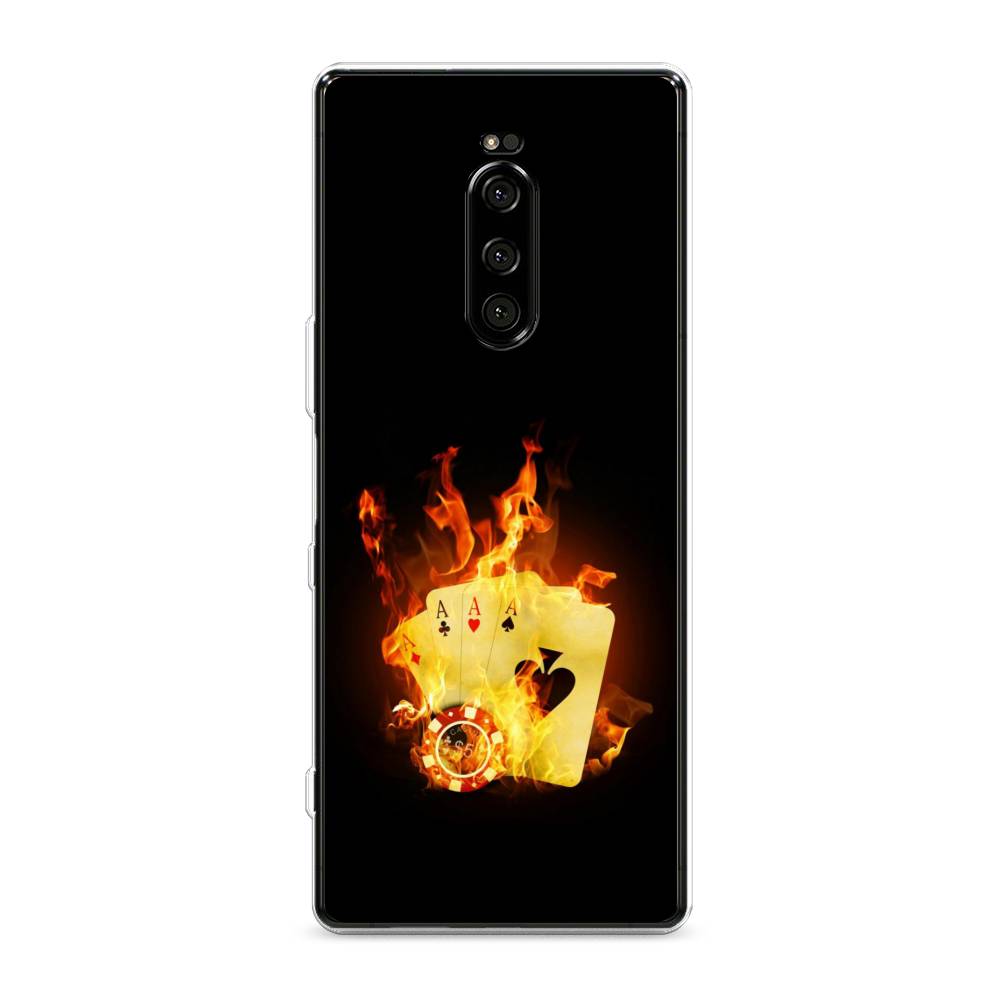 

Чехол Awog на Sony Xperia XZ4/Xperia 1 "Горящие карты", Разноцветный, 53850-9