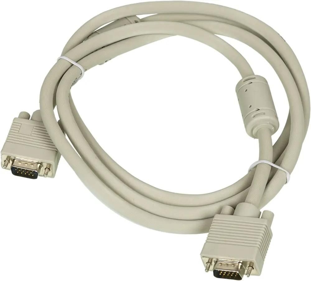 

Кабель VGA VGA m - VGA m, ферритовый фильтр , 1.8м, серый, Кабель VGA VGA (m) - VGA (m), ферритовый фильтр , 1.8м, серый