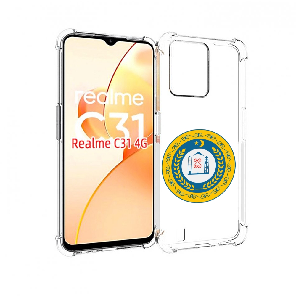 

Чехол MyPads герб-чечня для OPPO Realme C31, Прозрачный, Tocco