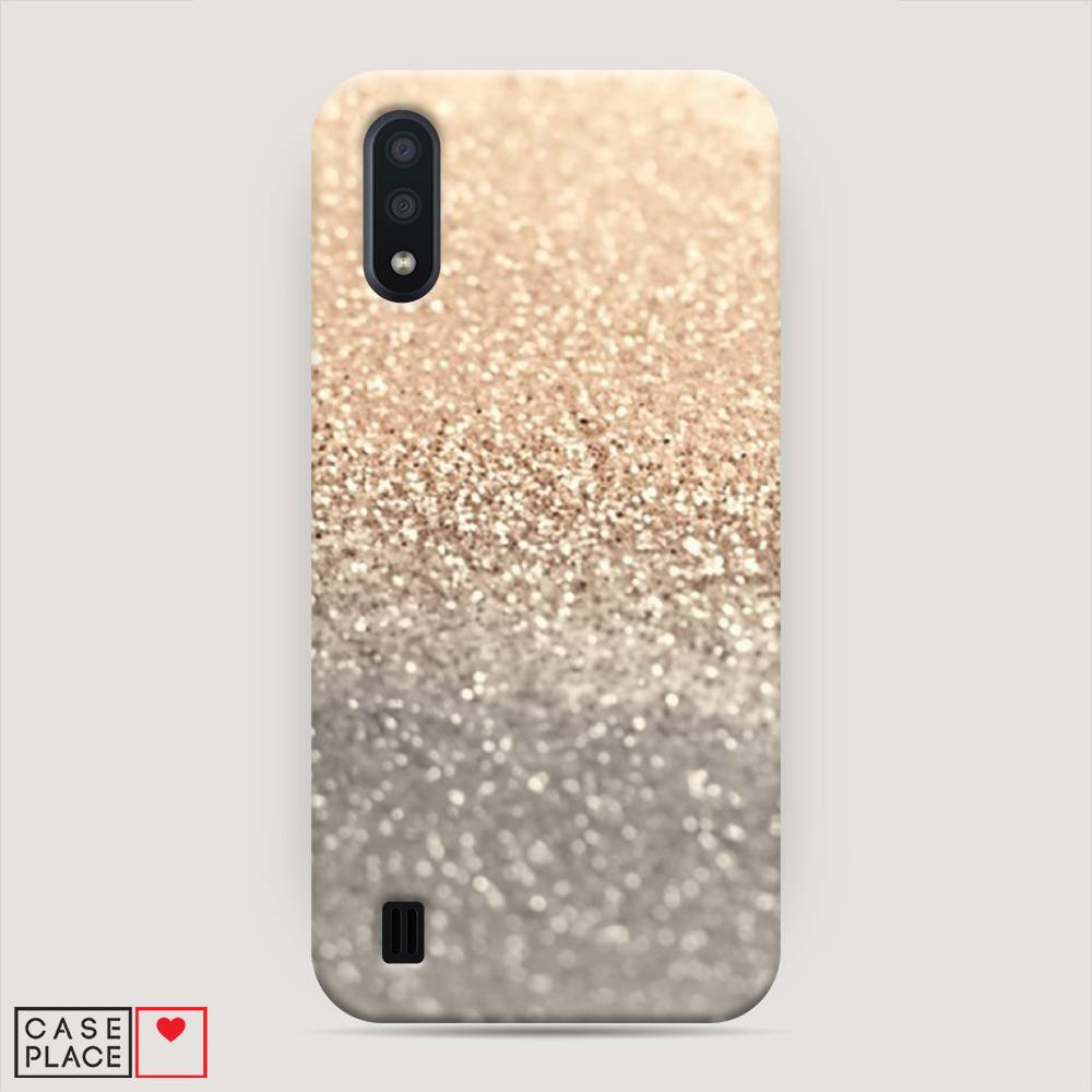 

Пластиковый чехол "Песок золотой рисунок" на Samsung Galaxy A01