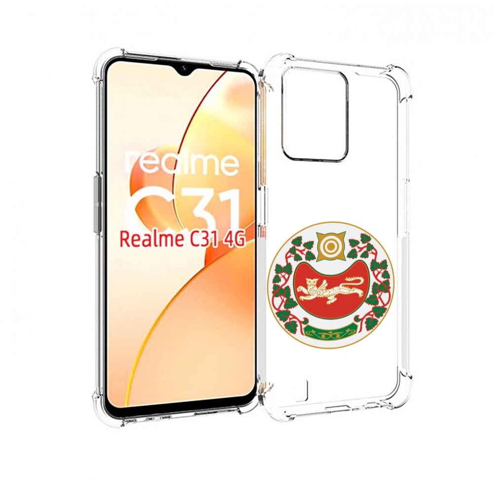 

Чехол MyPads герб-хакасия-абакан для OPPO Realme C31, Прозрачный, Tocco