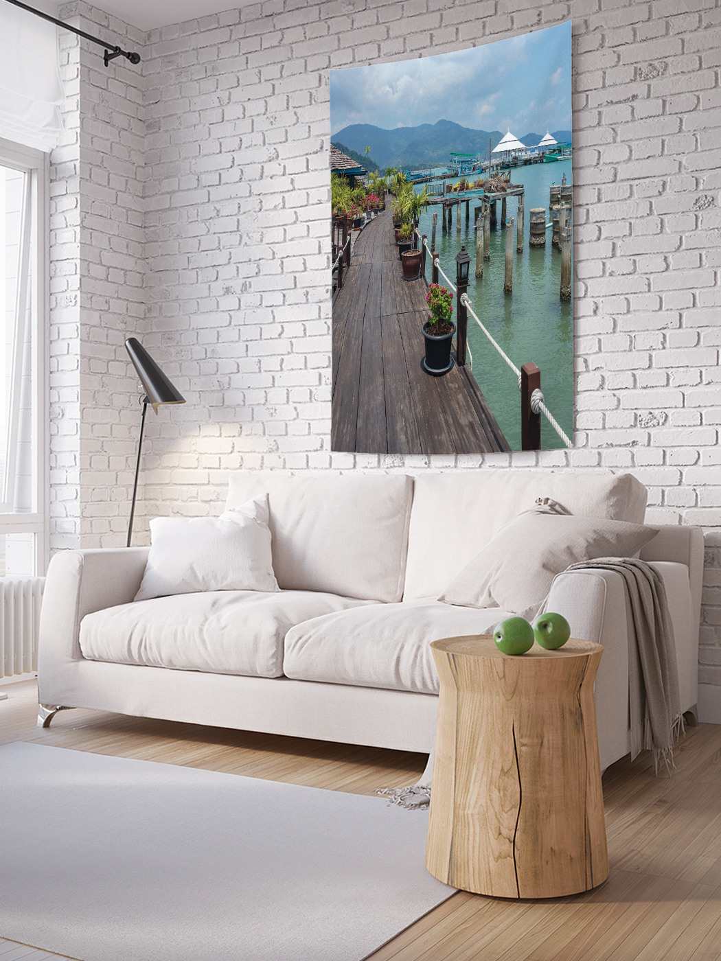 

Вертикальное фотопанно на стену JoyArty Рыбацкая деревня Тайланд 100x150 см, Рыбацкая деревня Тайланд