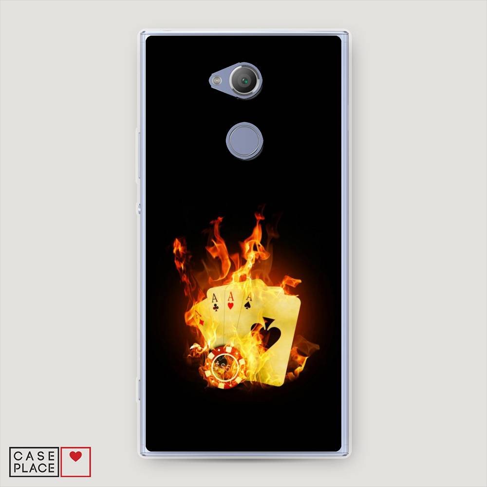 

Чехол Awog на Sony Xperia XA2 Ultra "Горящие карты", Разноцветный, 53250-9