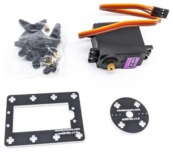 Mindsensors HSS47GCR Сервомотор RC Servo 47г с креплением для NXT или EV3