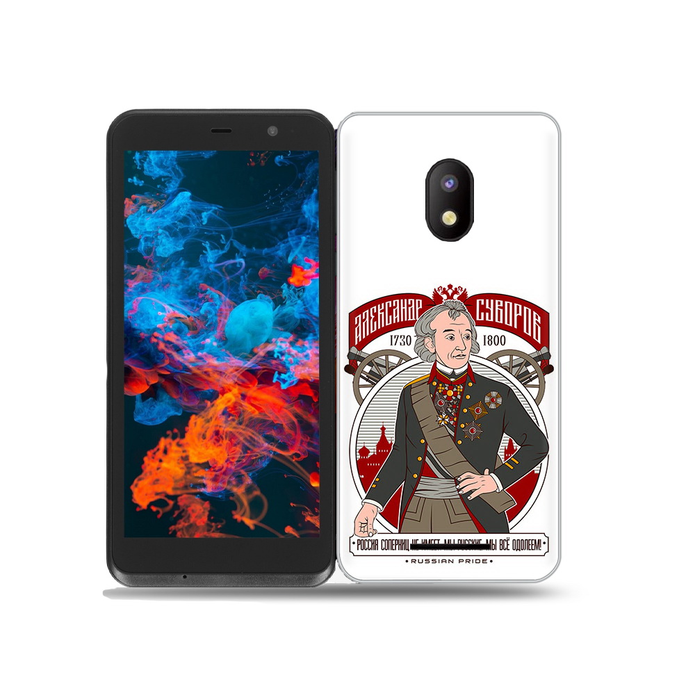

Чехол MyPads Tocco для BQ 5045L Wallet Суворов, Прозрачный, Tocco