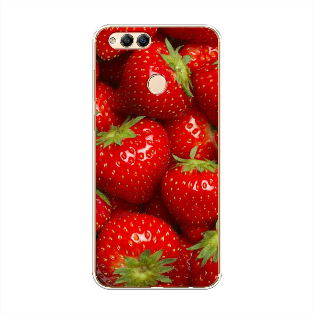 

Чехол Awog на Honor 7X "Клубника", Красный;зеленый, 63750-10
