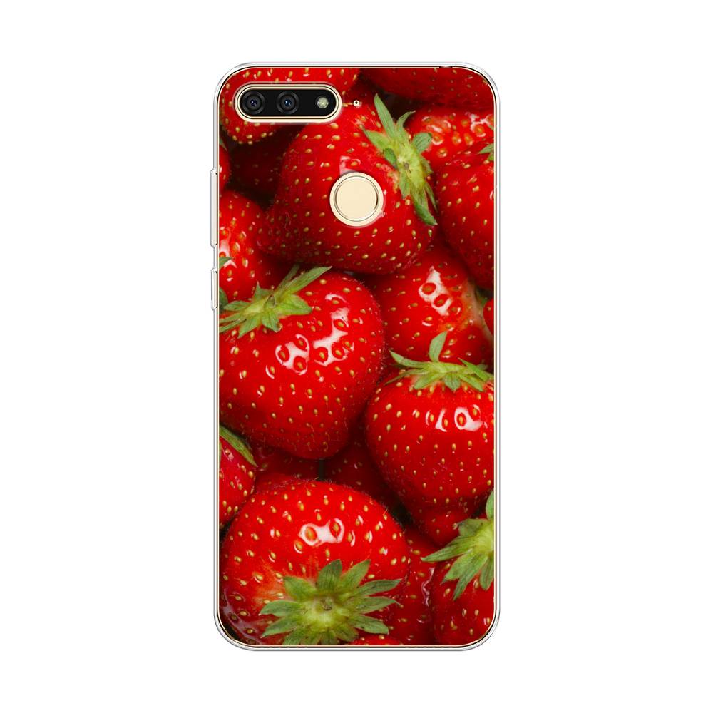

Чехол Awog на Honor 7C "Клубника", Красный;зеленый, 64550-10