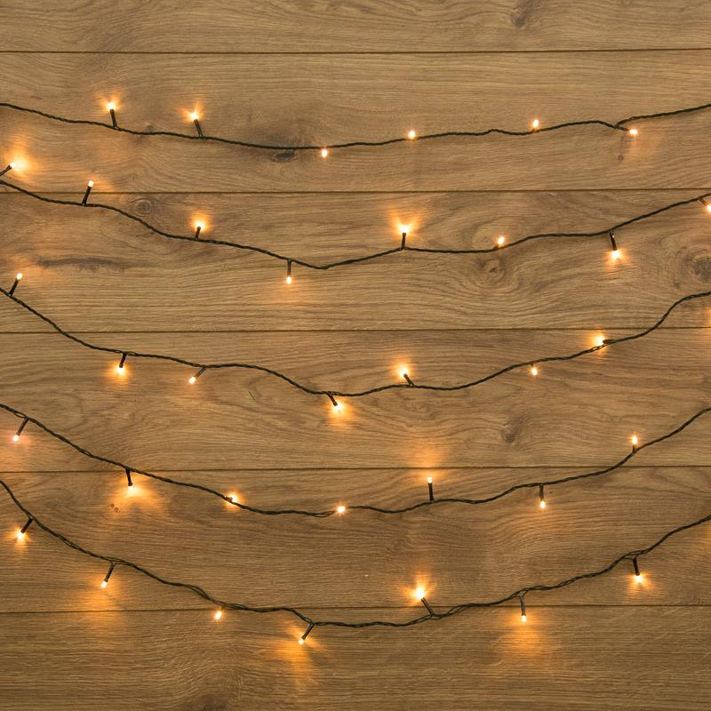 

Световая гирлянда новогодняя Neon-Night Нить 1446627 10 м белый теплый, Нить