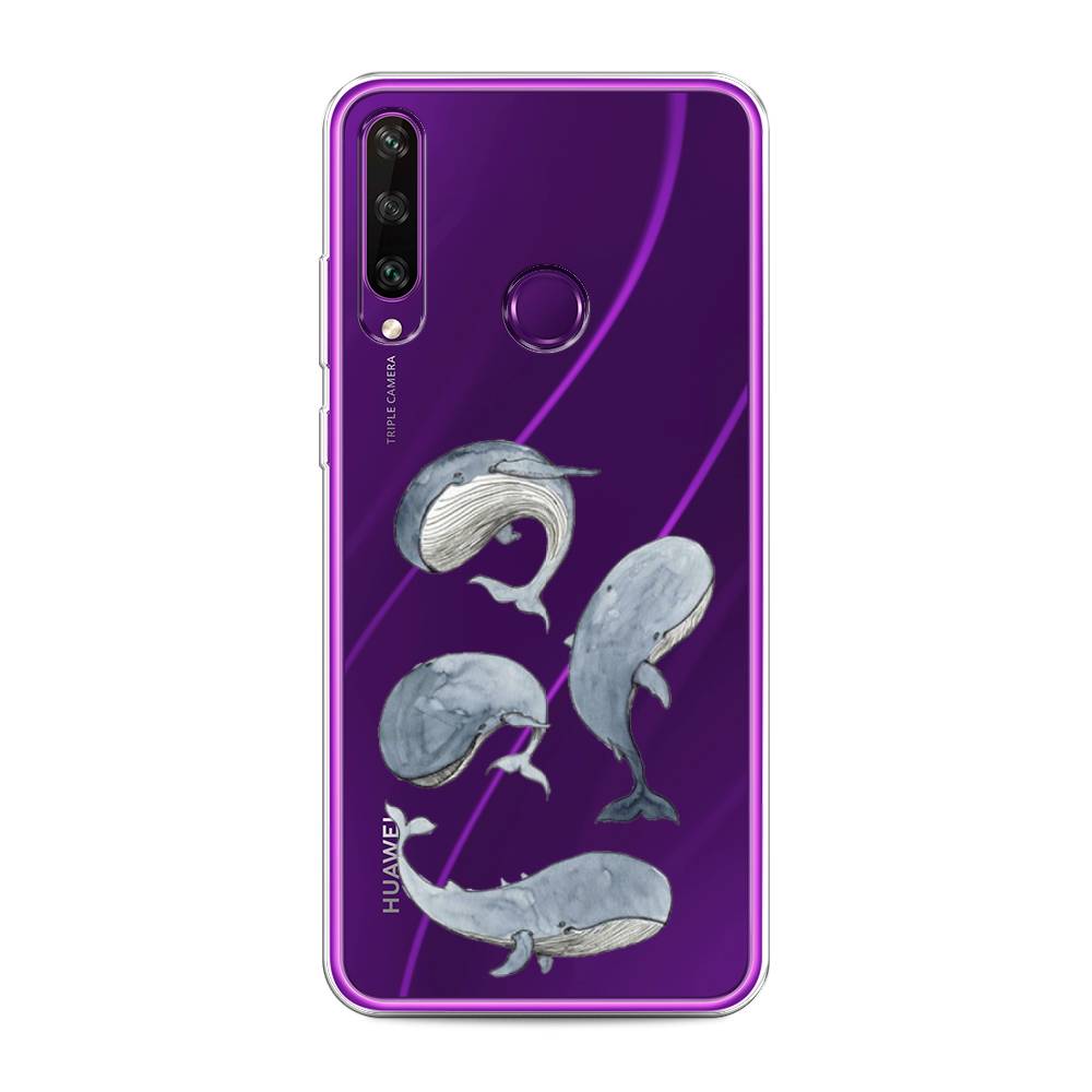 

Чехол Awog на Huawei Y6p "Киты", Белый;прозрачный;голубой, 6103250-1