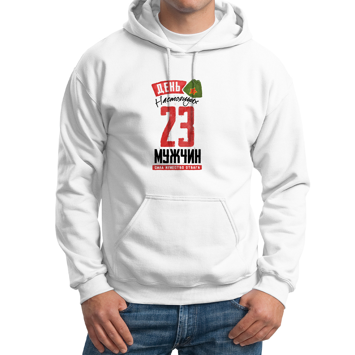 

Худи унисекс CoolPodarok 2M041162 белое 52 RU, 2M041162