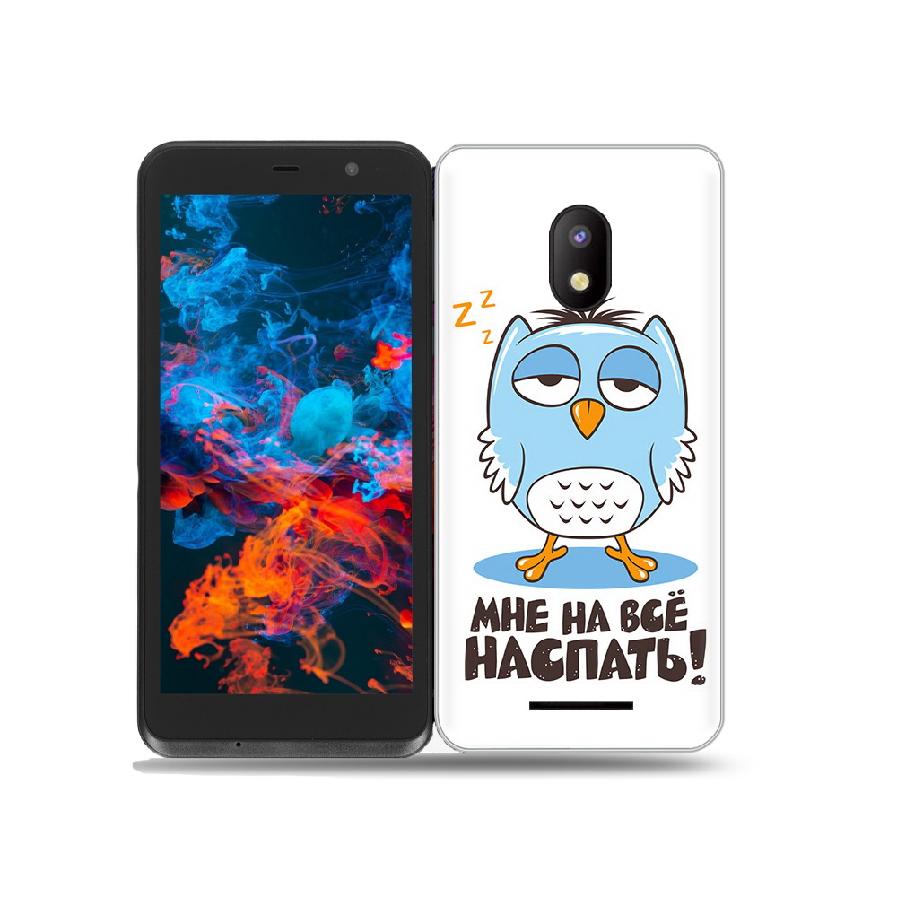 

Чехол MyPads Tocco для BQ 5045L Wallet Мне на все наспать, Прозрачный, Tocco